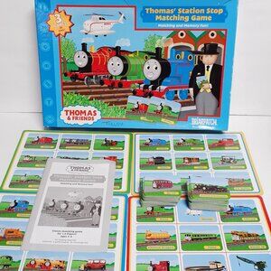 Thomas' Station Stop Matching Game Memory Train Vintage 2002 Complete